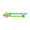 Picture of Jetson Bloom Go & Grow Kids 3-Wheel Light-Up Kick Scooter, Lights on Stem & Wheels, Adjustable Height Handlebar, Rear Brake, Easy-Folding Mechanism, Ages 3+, Green, JBLOOM-GRN