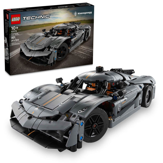 Picture of LEGO Technic Koenigsegg Jesko Absolut Grey Hypercar, Sports Car Building Toy Set for Boys and Girls, Vehicle Racing Car for Kids, Buildable Model Kit, Sports Car Toy, Motor Enthusiasts’ Gift, 42173