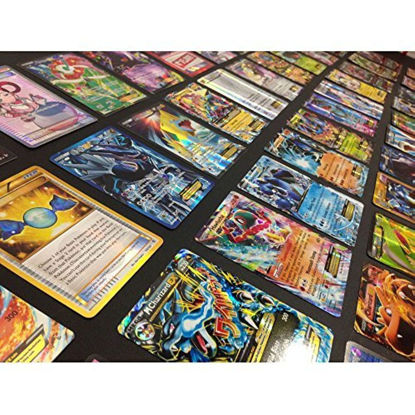 Picture of Pokemon TCG : 100 Card LOT Rare, COM/UNC, Holo & Guaranteed EX, MEGA OR Full Art,