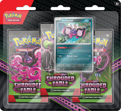 Picture of POKEMON TCG: SCARLET AND VIOLET SHROUDED FABLE THREE-BOOSTER BLISTER