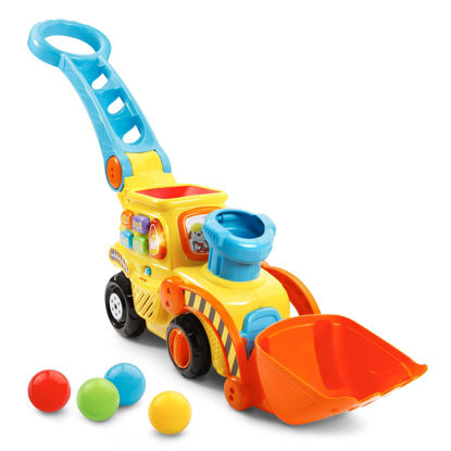 Picture of VTech Pop-a-Balls Push & Pop Bulldozer,Yellow