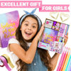Picture of Nollh DIY Journal Kit for Girls - DIY Journal Set for Tween & Teen Girls, Stationery Set, Scrapbook & Diary Supplies Set, Journaling Art Crafts Kit, Ideal Gifts for 8 9 10 11 12 13 14 Year Old Girl