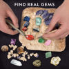 Picture of NATIONAL GEOGRAPHIC Mega Gemstone Dig Kit - Dig Up 15 Real Gemstones and Crystals, Science Kit for Kids, Gem Digging Kit, Gift for Girls and Boys, Mining Kit, Rock Collection