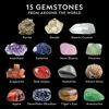 Picture of NATIONAL GEOGRAPHIC Mega Gemstone Dig Kit - Dig Up 15 Real Gemstones and Crystals, Science Kit for Kids, Gem Digging Kit, Gift for Girls and Boys, Mining Kit, Rock Collection