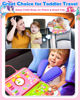 Picture of Gojmzo Busy Board Montessori Toys for 1 2 3 4 Year Old Girl Birthday Gifts, Busy Book Sensory Toys for Toddlers 1-3, Toddler Girl Toys Age 1-2, 2-4, Learning Educational Toy Travel Activities