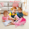Picture of Love&Mini Pink Piano Toys for 1+Years Old Girls First Birthday Gifts Toddler Piano Music Toy Instruments with 24 Keys and Microphone