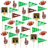 Picture of Gatherfun 96pcs Football Themed Toothpicks, Cupcake Toppers, Cocktail Picks for Birthday Party, Game Day, Tailgate Decorations