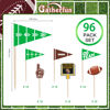 Picture of Gatherfun 96pcs Football Themed Toothpicks, Cupcake Toppers, Cocktail Picks for Birthday Party, Game Day, Tailgate Decorations