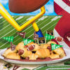 Picture of Gatherfun 96pcs Football Themed Toothpicks, Cupcake Toppers, Cocktail Picks for Birthday Party, Game Day, Tailgate Decorations