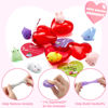 Picture of JOYIN 28 Packs Valentine Day Gift Cards with 28 Mochi Squishy Toys and Filled Hearts for Kids Valentine Classroom Exchange, Kawaii Stress Relief Toys School Gifts Exchange School Games Prizes