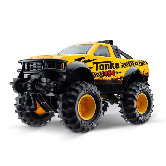 Picture of Tonka Steel Classics 4x4 Pickup Truck - Made with Steel & Sturdy Plastic, Yellow Toy Construction Truck, Boys and Girls, Kids, Toddlers, Ages 3+