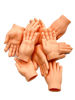 Picture of Finger Hands - 10 Pack - Premium Rubber Little Tiny Finger Hands - Fun and Realistic Design - Ideal for Puppet Show, Gag Present, Fun for All Kids!
