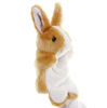 Picture of Bunny Hand Puppets Rabbit Plush Animals Toys for Kids Imaginative Pretend Play Storytelling (Brown)