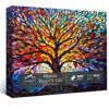 Picture of PICKFORU Stained Glass Puzzle Tree of Life Puzzles for Adults 1000 Pieces, Impossible Hard Difficult Challenging Puzzles for Adults, Colorful Mosaic Tree of Life Jigsaw Puzzle 1000 Pieces