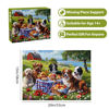 Picture of 500 Pieces Puzzles for Adults-Dogs Jigsaw Puzzle for Adults Children Elderly-Recycled Paper Puzzle 500 Pieces-Challenging Family Activity Game Gift for Family Friends Men Women Seniors (21x15in)