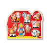 Picture of Melissa & Doug Farm Animals Jumbo Knob Wooden Puzzle Wooden Peg Chunky Baby Puzzle, Preschoool Learning, Knob Board For Toddlers Ages 1+