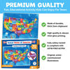 Picture of United States Puzzles for Kids Ages 4-6 - Educational Toys for Boys & Girls - 70Pcs USA Map Kids Puzzle with 50 States & Capitals - Christmas Gifts for Kids - Floor Jigsaw Puzzles
