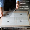 Picture of Extra Large Clear Puzzle Glue Sheets Puzzle Saver Peel and Stick - Preserve 1000 Piece Puzzle in Minutes