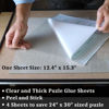 Picture of Extra Large Clear Puzzle Glue Sheets Puzzle Saver Peel and Stick - Preserve 1000 Piece Puzzle in Minutes
