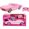 Picture of Hot Wheels Barbie RC Corvette from Barbie The Movie, Full-Function Remote-Control Toy Car Holds 2 Barbie Dolls