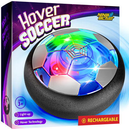 Picture of Hover Soccer Ball for Kids - Boy Birthday Gifts - Indoor Toy Games Gift for Boys Age 6, 7, 8, 9, 10, 11, 12 Year Old - Light-Up Toys Game for Kid - 6-8, 8-12 - Gift for 8 Year Olds (Single)