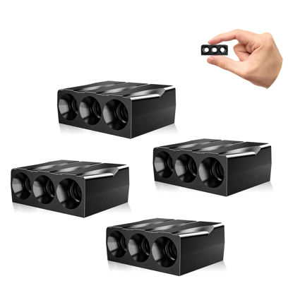 Picture of Elook Upgraded Deer Whistles for Car, Deer Horn for Car, Save Deer Whistle for Vehicles, Trunks, Motorcycle, Three-Horn, 4 Pack (Patented Product)