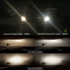 Picture of H11 Halogen Headlight Bulb/Fog Light 12V 55W White 5000K High/Low Beam 64211 12362 Car Light Bulb Automotive Headlamp Super Bright