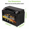Picture of Weize YTX9-BS Maintenance Free Lead-Acid Battery For Motorcycle, ATV, Honda, Polaris, Suzuki