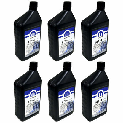 Picture of Mopar 68218057AB ATF+4 Automatic Transmission Fluid, 1 Quart (6 Pack)