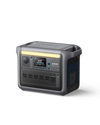 Picture of Anker SOLIX C1000 Portable Power Station, 1800W (Peak 2400W) Solar Generator, Full Charge in 58 Min, 1056wh LiFePO4 Battery for Home Backup, Power Outages, and Outdoor Camping (Optional Solar Panel)