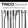 Picture of TRICO Diamond 22" + 22" Premium Automotive Replacement Windshield Wiper Blades (Set of 2), Passenger and Driver Side All-Weather Beam Wiper Blades for Select Vehicle Models