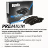 Picture of Bendix Premium SBC1363 Ceramic Front Brake Pads for Cadillac Escalade, ESV,EXT,XTS,Chevrolet Avalanche,Cheyenne,Express 1500,Silverado Classic,LD,Suburban,Tahoe,GMC Savana Sierra,Limited,Yukon,XL,