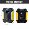 Picture of Digital Air Compressor for Car Auto Pump Portable Tire Inflator with LED Light DC 12V