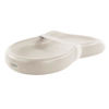 Picture of Keekaroo Peanut Changer Baby Vanilla- The Original Made in USA Easy-to-Clean Changing pad and The only Shell Over Foam, Fully impermeable to Fluid