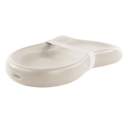 Picture of Keekaroo Peanut Changer Baby Vanilla- The Original Made in USA Easy-to-Clean Changing pad and The only Shell Over Foam, Fully impermeable to Fluid