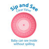 Picture of Dr. Brown's Milestones Cheers 360 Training Cup for Toddlers & Babies, Leak-Free Sippy Cup, Pink/Turquoise, 10oz/300mL, 9m+, 2 Pack (Colors May Vary)