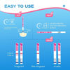 Picture of Pregnancy Tests with Cup, HEAL-CHECK Bulk Pregnancy Test Strips for Home Detection, Over 99% Accuracy, Individually Wrapped, Extra-Wide 5mm HCG Test Kit Comfortable Grip, 25 Count, Pruebas De Embaraz