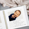 Picture of Keepsake Baby Memory Book for Boys and Girls - Timeless First 5 Year Baby Book - Neutral Journal Scrapbook or Photo Album - Record a Milestone for Every Event from Birth to Age 5