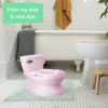 Picture of Summer Infant by Ingenuity My Size Potty Pro in Pink, Toddler Potty Training Toilet, Lifelike Flushing Sound, for Ages 18 Months+, Up to 50 Pounds