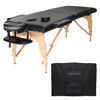 Picture of Saloniture Professional Portable Folding Massage Table with Carrying Case - Black