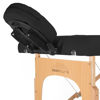 Picture of Saloniture Professional Portable Folding Massage Table with Carrying Case - Black