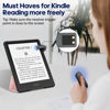Picture of DATAFY Remote Control Page Turner for Kindle Paperwhite Oasis Kobo eReaders, Camera Camcorder Remote Controls, Page Turner Clicker for ipad Tablets Reading Novels with Wrist Strap Storage Bag