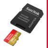 Picture of SanDisk 256GB Extreme microSDXC UHS-I Memory Card with Adapter - Up to 190MB/s, C10, U3, V30, 4K, 5K, A2, Micro SD Card - SDSQXAV-256G-GN6MA