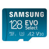 Picture of SAMSUNG EVO Select microSDMemory Card + Adapter, 128GB microSDXC, Up-to 160 MB/s, 4K UHD, UHS-I, C10, U3, V30, A2, for Mobile Phone, Smartphones, Nintendo-Switch, and Tablets (MB-ME128SA/AM)