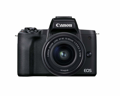Picture of Canon EOS M50 Mark II + EF-M 15-45mm is STM Kit Black (Renewed)