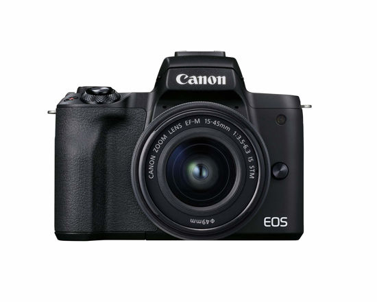 Picture of Canon EOS M50 Mark II + EF-M 15-45mm is STM Kit Black (Renewed)
