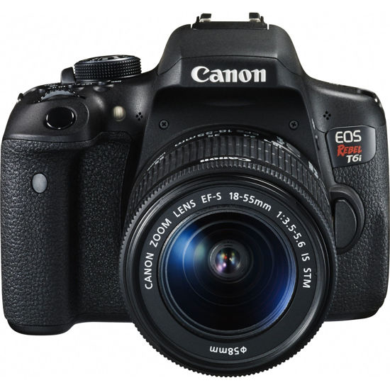 Picture of Canon EOS Rebel T6i Digital SLR with EF-S 18-55mm is STM Lens - Wi-Fi Enabled