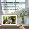 Picture of 10.1 Inch WiFi Digital Picture Frame,Digital Photo Frame Load Picture and Video from Phone to Electronic Picture Frame, Sd Card,Touch Screen,Auto-roate, for Mom