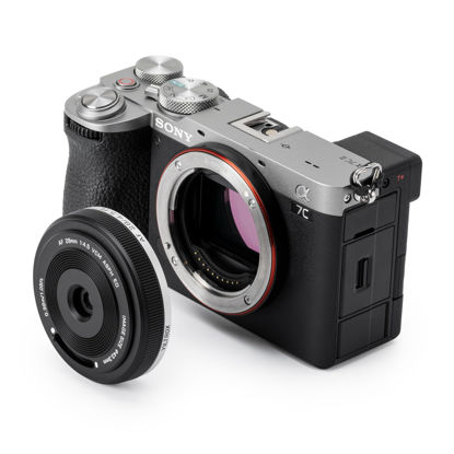 Picture of VILTROX 28mm f4.5 Pancake Lens for Sony E, Auto Focus 28mm f/4.5 FE Chips-Size Ultra-Thin Full Frame Lens for Sony E Mount