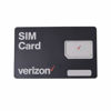 Picture of Verizon Wireless 4G LTE SIM Card - All 3 Sizes (3-in-1), Nano/Micro/Standard Sizes (4FF / 3FF / 2FF)